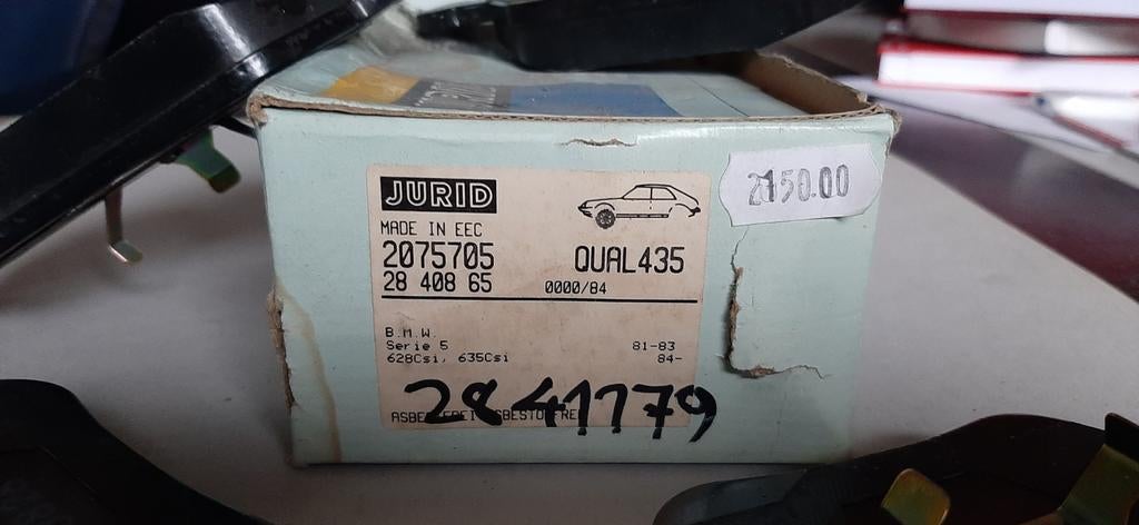 Remblokken Jurid  BMW en Porsche   ATE, Ophalen of Verzenden, Nieuw, BMW