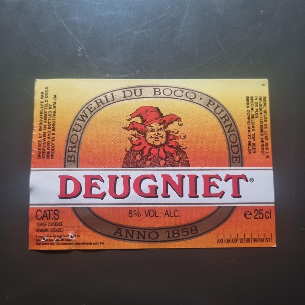 Etiquette Brasserie du Bocq (modèle 7), Enlèvement ou Envoi, Utilisé, Autres types, Autres marques