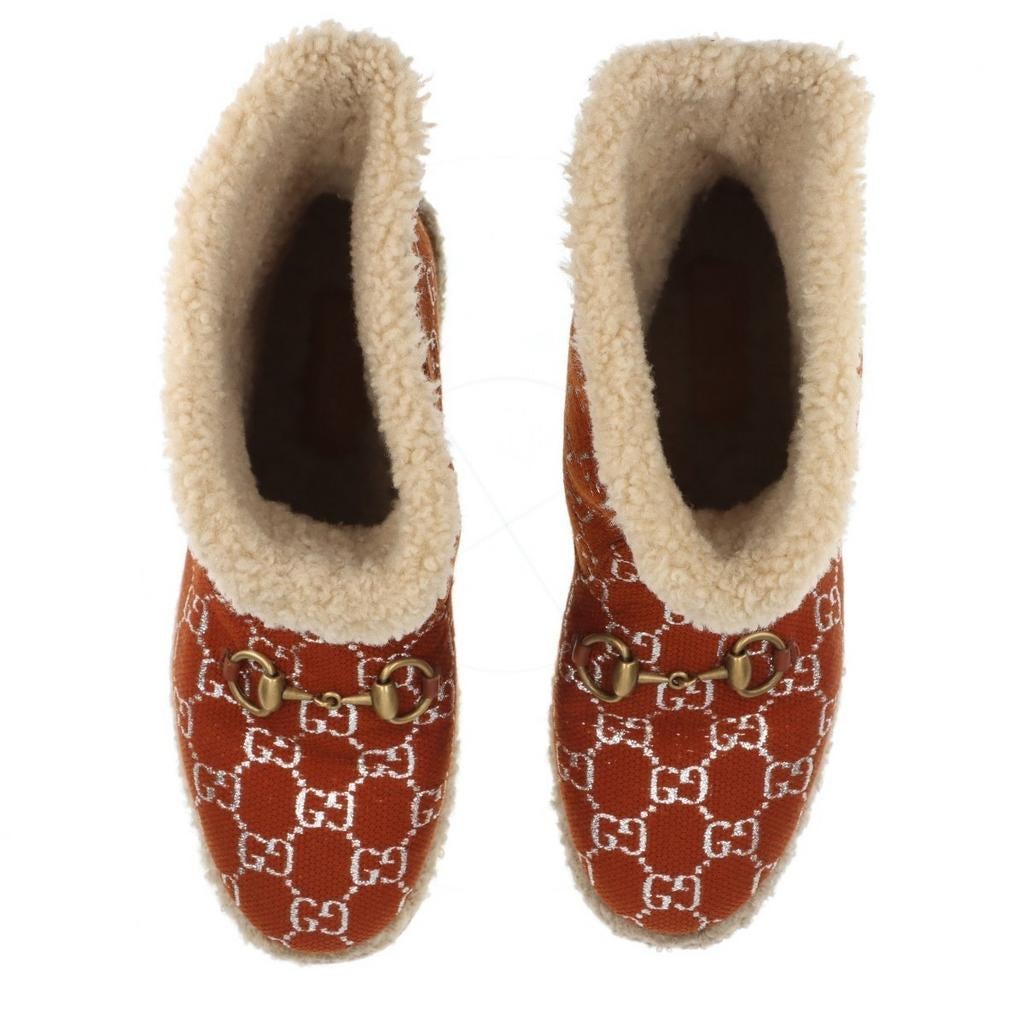 Gucci 38 gevoerde laarzen, Kleding | Dames, Verzenden, Snowboots, Oranje, Gucci