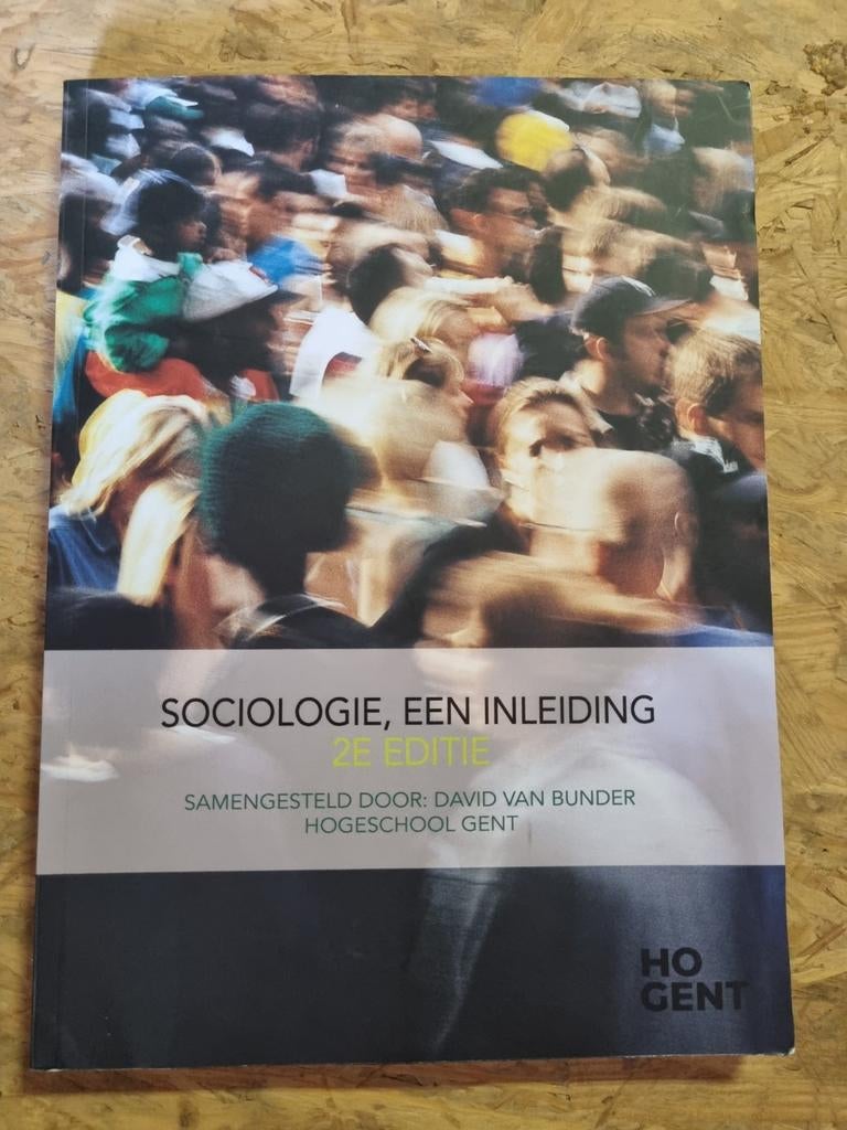 Sociologie, een inleiding, Boeken, Studieboeken en Cursussen, Ophalen, Zo goed als nieuw