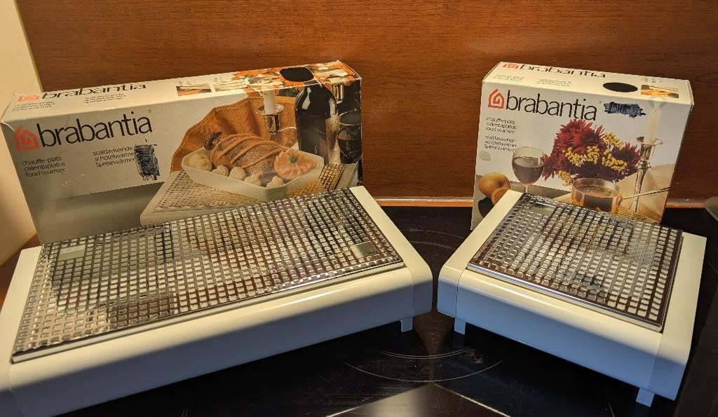 2 schotelverwarmers Brabantia, Ophalen of Verzenden, Zo goed als nieuw