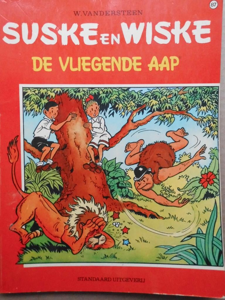 Suske en Wiske - De vliegende aap, Enlèvement ou Envoi, Willy Vandersteen, Une BD, Utilisé