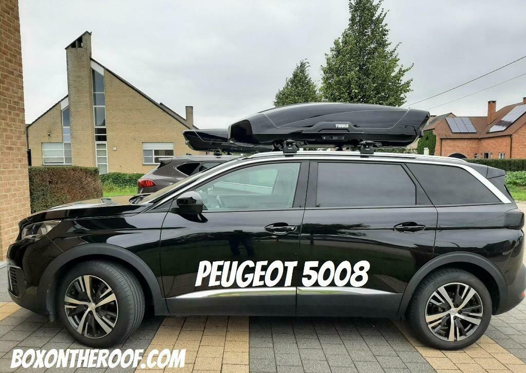 Verhuur Thule dakkoffers en -dragers voor Peugeot, Ophalen, Zo goed als nieuw