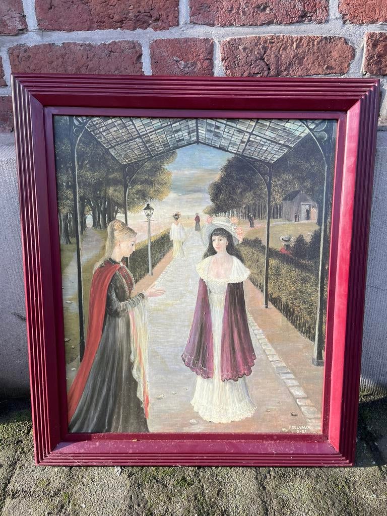 Reproduction d’une peinture de Paul Delvaux, Antiquités & Art, Enlèvement