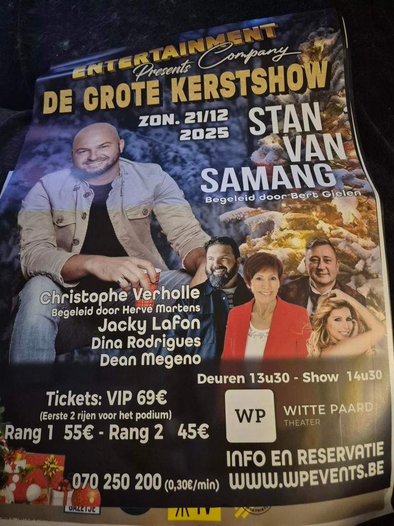 Affiche stan van samang jacky lafon, Ophalen of Verzenden