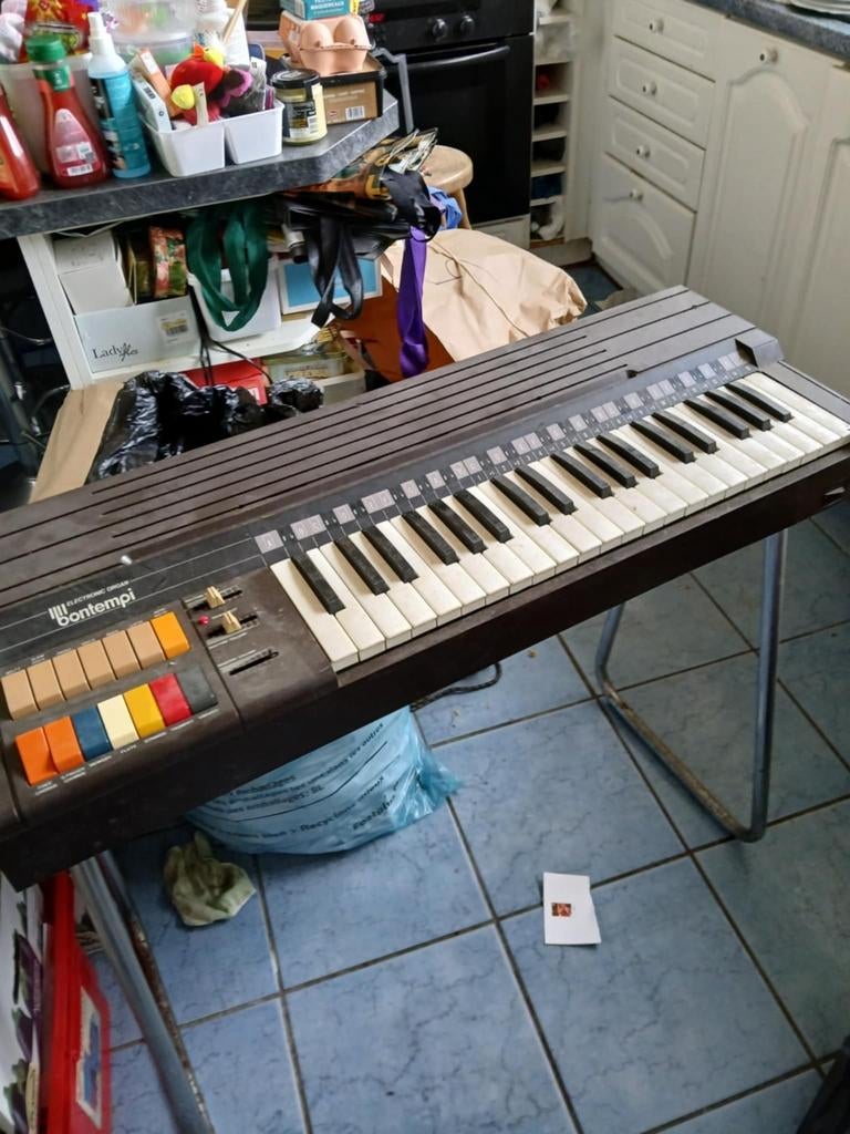 piano électrique vintage ,année 70 ,Bontempi, Musique & Instruments, Enlèvement ou Envoi, Utilisé