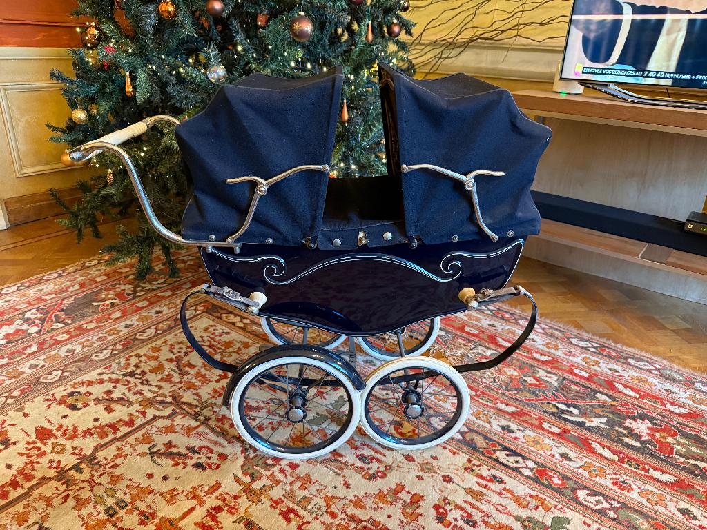 Kinderwagen / poppenwagen Silver Cross "twins", Ophalen, Gebruikt, Kinderwagen, Duowagen