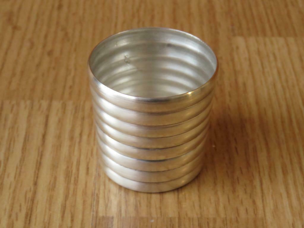 Antique superbe recipent en métal blanc argenté, Antiek en Kunst, Ophalen of Verzenden, Zilver