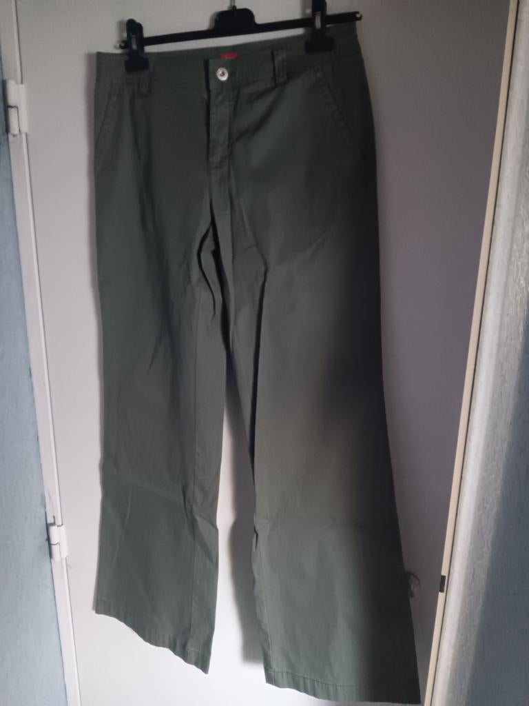 Kaki jeans Esprit 38, Kleding | Dames, Broeken en Pantalons, Maat 38/40 (M), Overige kleuren, Ophalen of Verzenden, Zo goed als nieuw