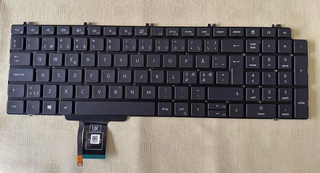DELL origineel toetsenbord, Ophalen, Qwerty, Nieuw, Dell