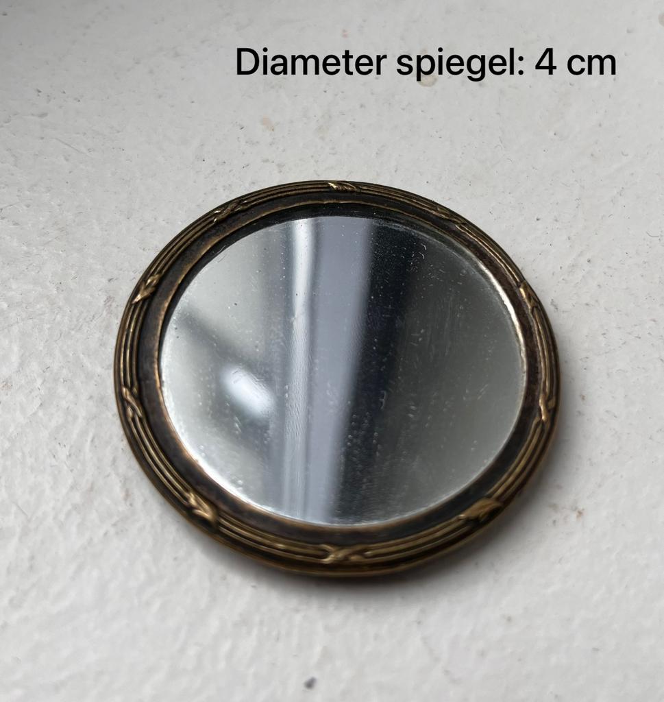 Antieke spiegel champagnehuis Delbeck, Antiek en Kunst, Ophalen