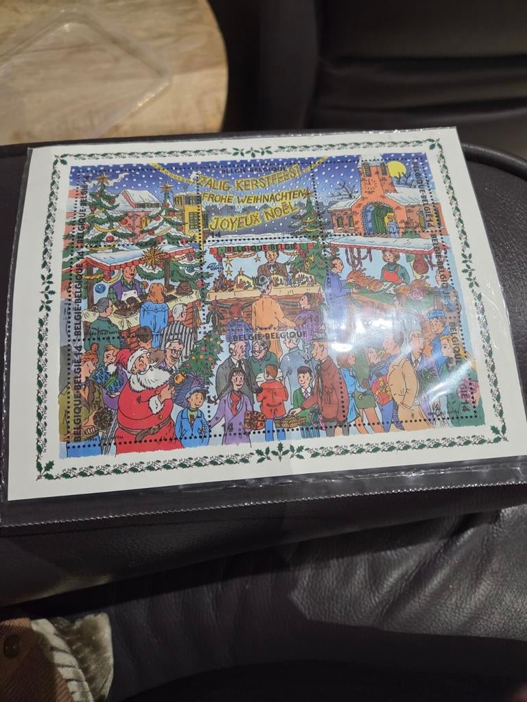 Kerstpostzegels perfecte staat, Ophalen