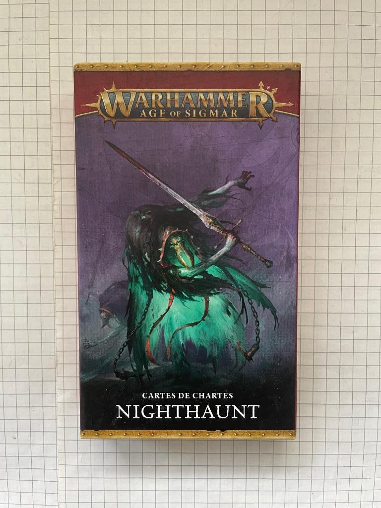 Cartes de chartes Nighthaunt neuves pour Warhammer AoS, Enlèvement ou Envoi, Neuf, Warhammer, Accessoires