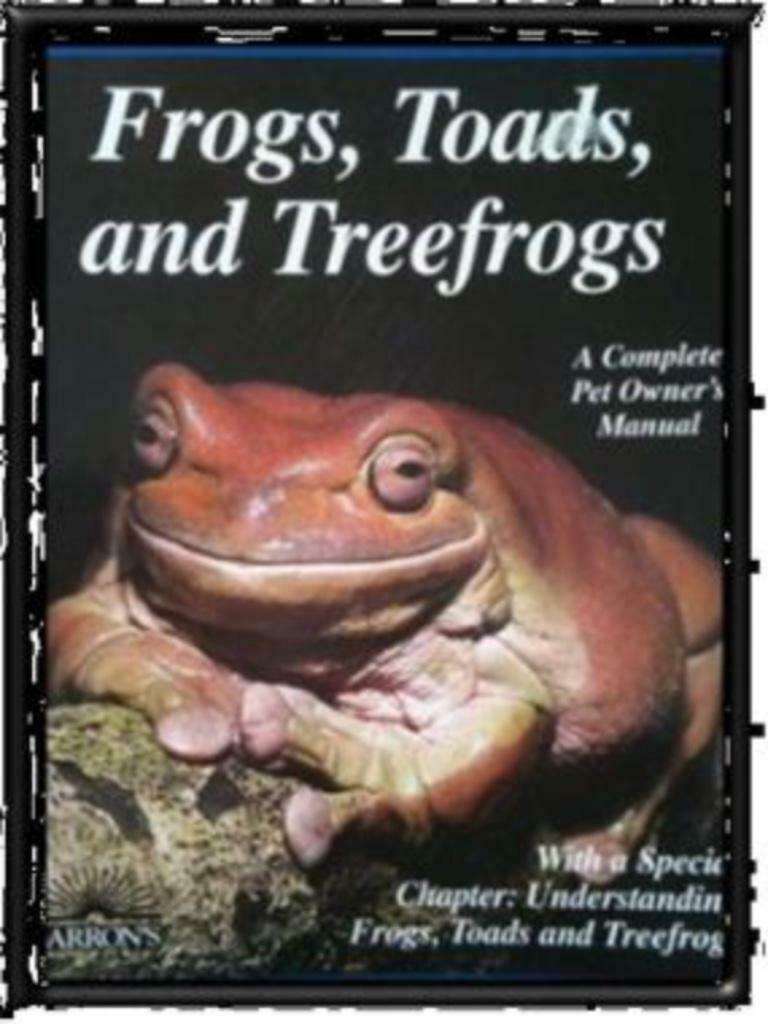 Frogs, toads, and treefrogs, Livres, Animaux & Animaux domestiques, Enlèvement ou Envoi, Utilisé, Reptiles ou Amphibiens