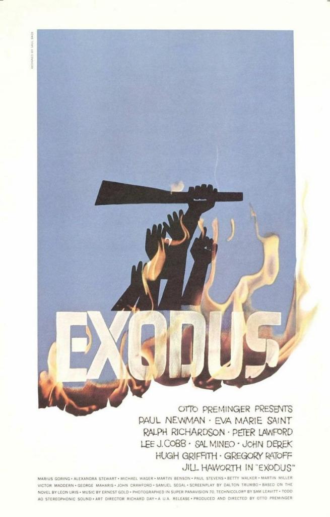 16mm speelfilm  -- Exodus (1960) met Paul Newman, Enlèvement ou Envoi, Film 16 mm