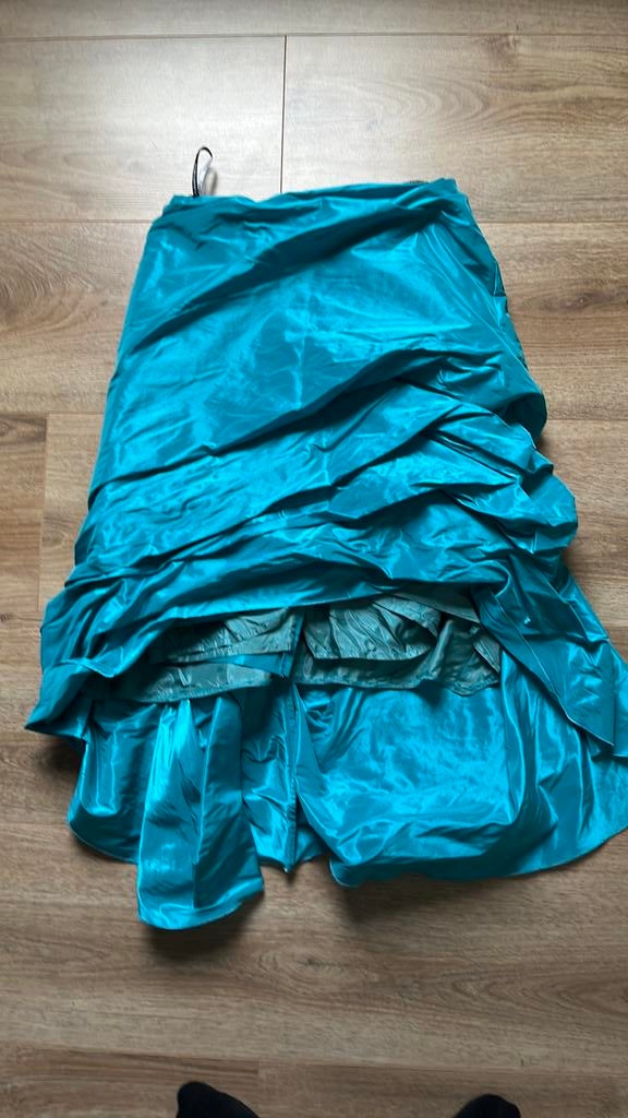 Rok Linea Raffaeli - 38, Kleding | Dames, Trouwkleding en Trouwaccessoires, Ophalen of Verzenden, Zo goed als nieuw, Blauw, Bruidsmeisjeskleding