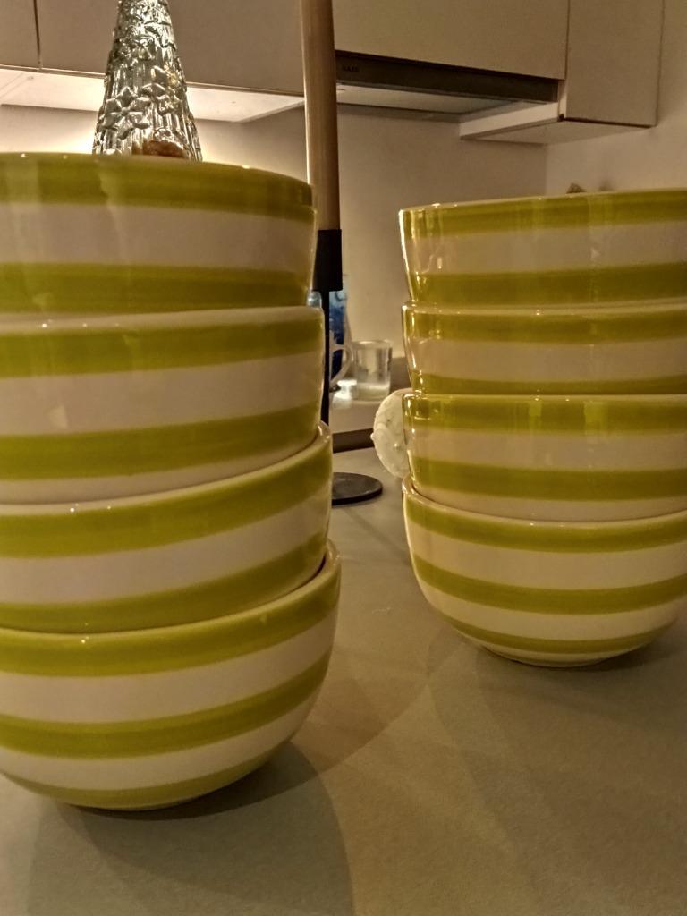Lot de  6 bols en grès émaillés, Enlèvement, Neuf, Autres styles, Tasse(s) et/ou soucoupe(s)