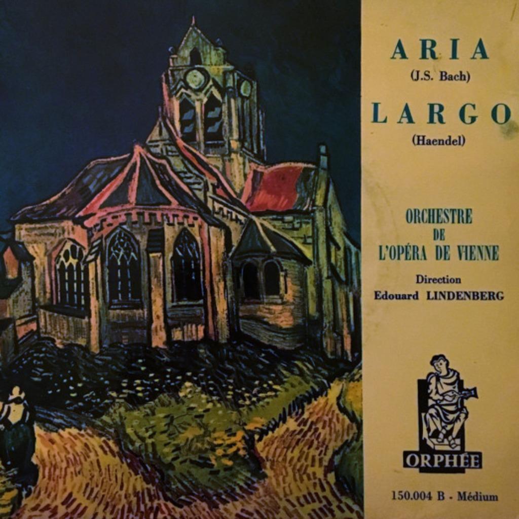Orchestre De L'Opéra De Vienne - Aria / Largo, CD & DVD, Vinyles Singles, Enlèvement ou Envoi, Comme neuf, Classique