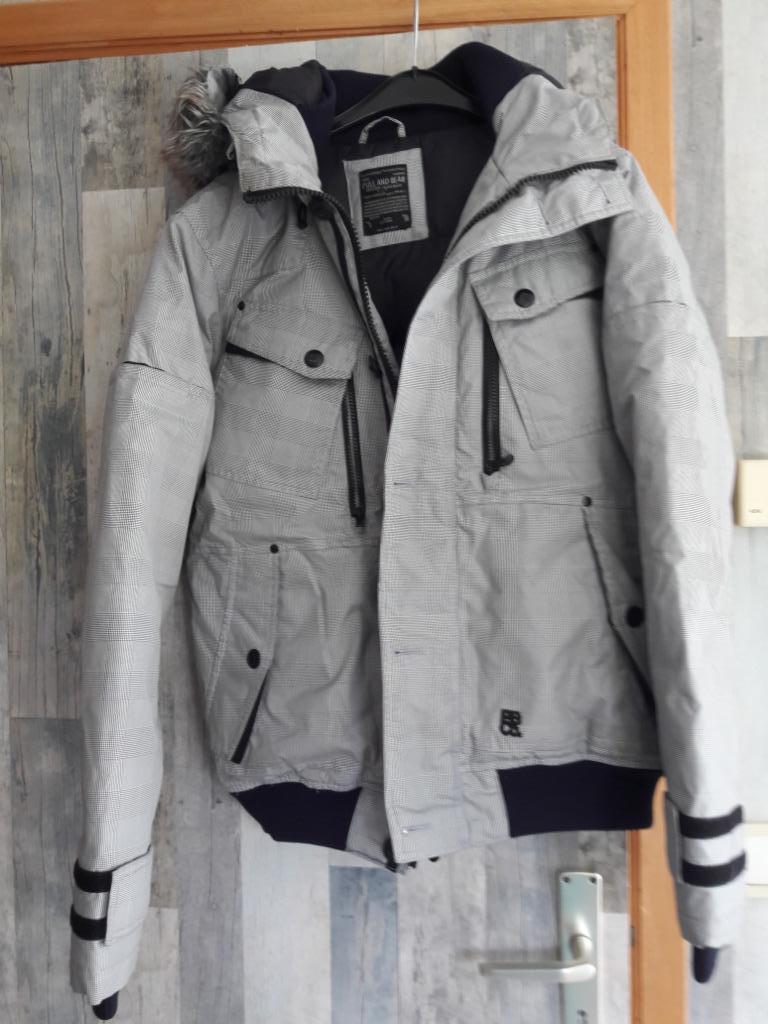 Veste doudoune PullandBear taille S, Gris, Enlèvement ou Envoi, Comme neuf, Taille 46 (S) ou plus petite