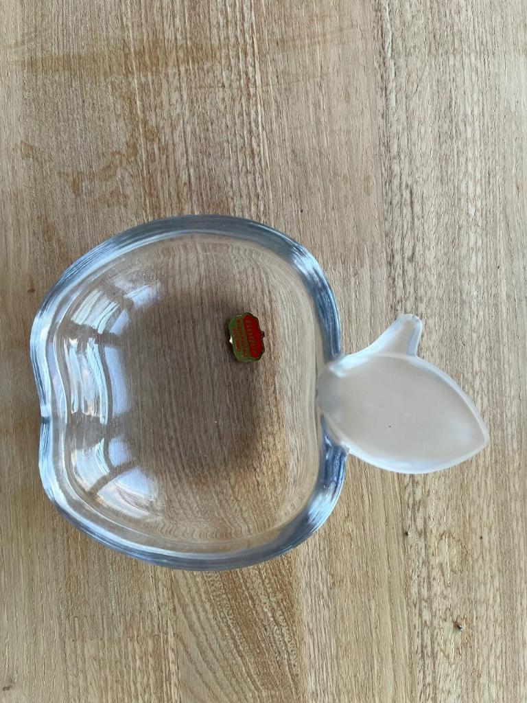Appelvormig kristallen schaaltje, Antiek en Kunst, Ophalen