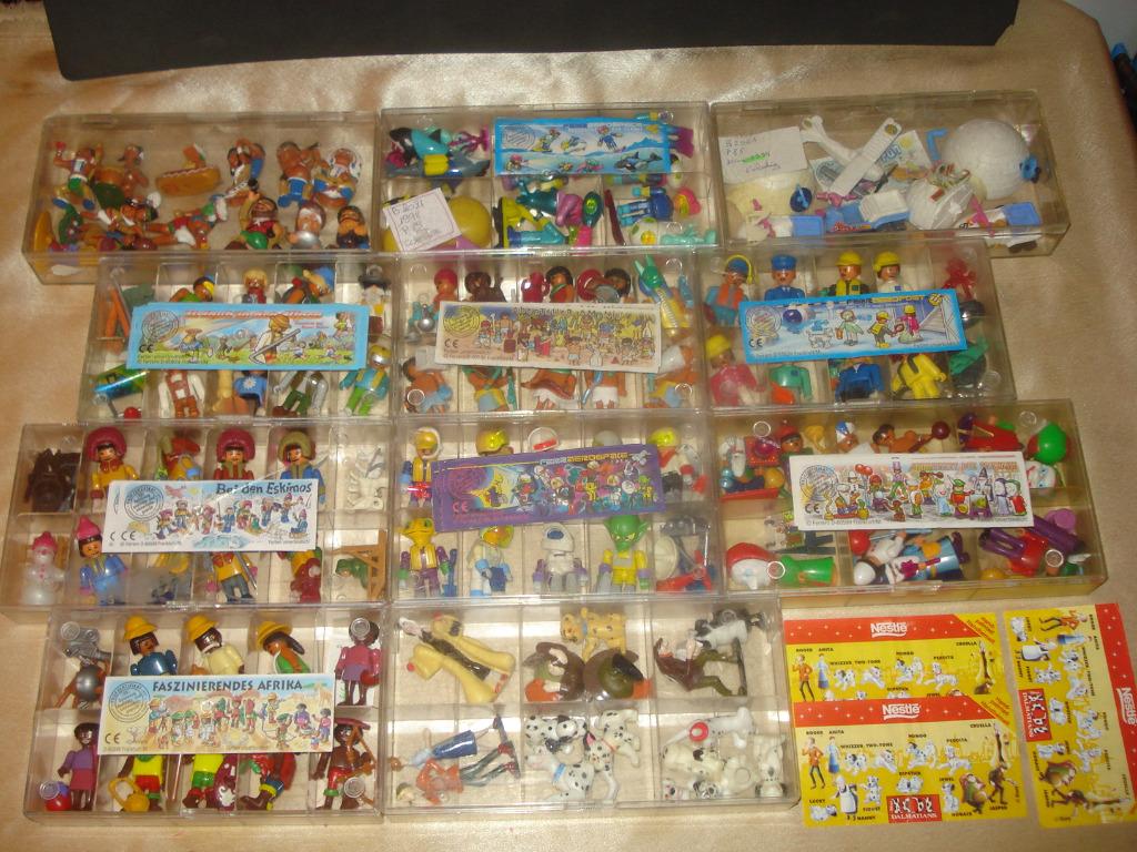 KINDER Lot de 11 Séries Complètes Indiens, Espace, Cirque..., Collections, Enlèvement ou Envoi, Comme neuf, Figurines