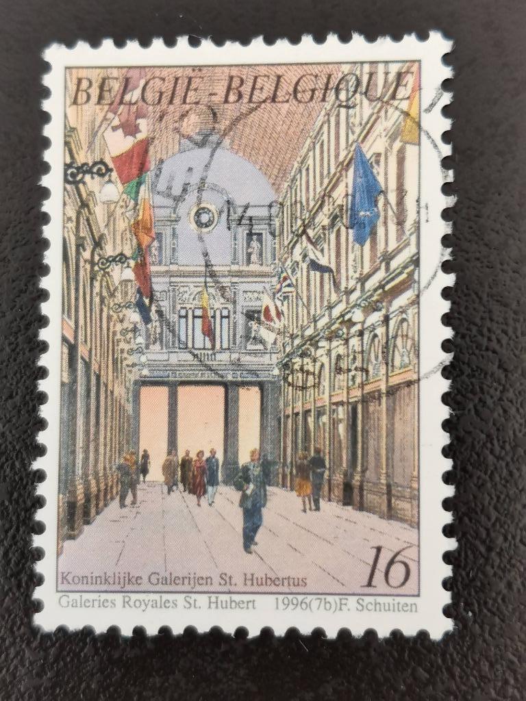 Belgie 1996 - Brussel - Koninklijke Galerijen Sint-Hubertus, Ophalen of Verzenden, Gestempeld