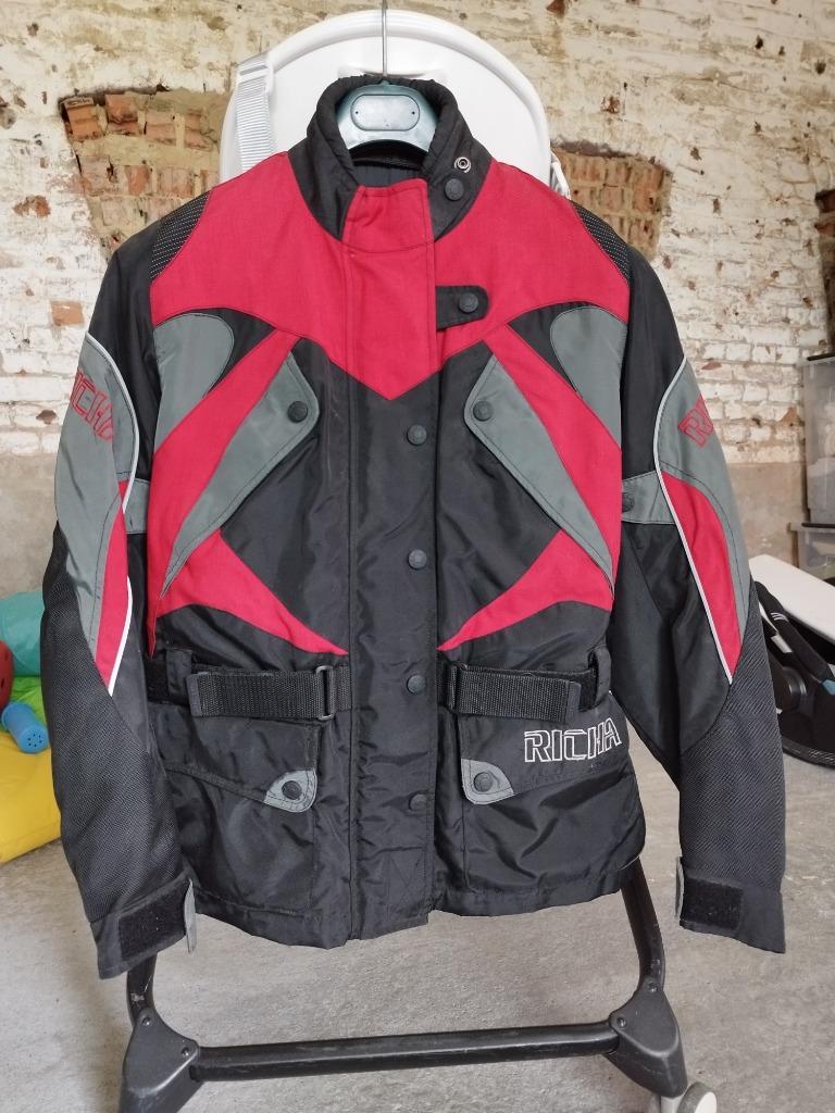 Motorvest Richa Reissa - Airdura - Bears Jacket - rood/zwart, Motoren, Jas | textiel, Heren, Ophalen of Verzenden, Richa