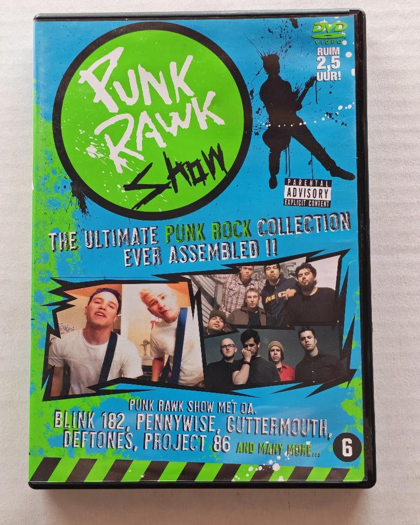 PUNK RAWK SHOW - the ultimate punk rock collection (DVD), Alle leeftijden, Ophalen of Verzenden, Zo goed als nieuw, Muziek en Concerten