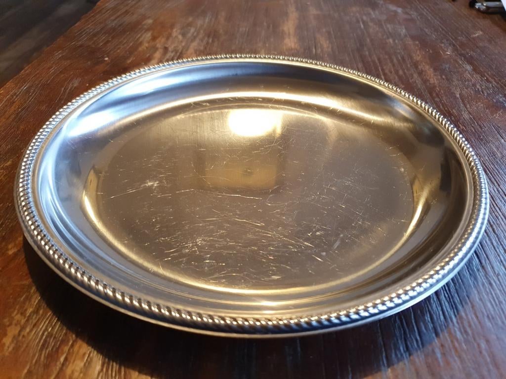 Alessi plat de service en acier inoxydable 21,5 cm, Enlèvement ou Envoi