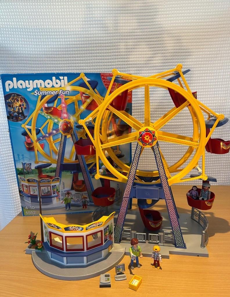 Playmobil Summer Fun Reuzenrad set 5552, Ophalen of Verzenden, Zo goed als nieuw, Complete set