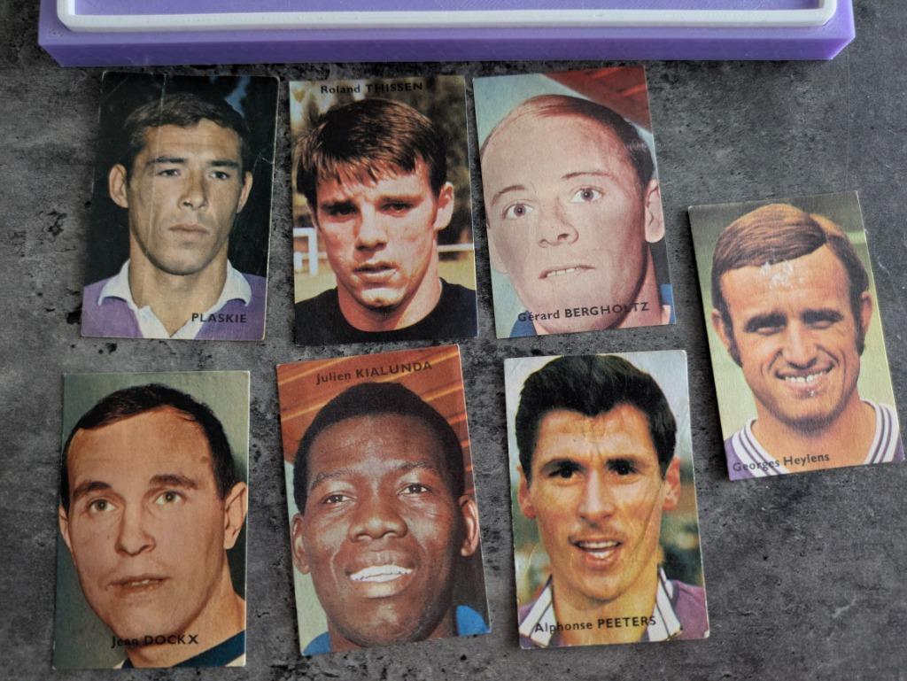 VOETBAL ANDERLECHT JAREN 60 7X PRENTEN, Verzenden