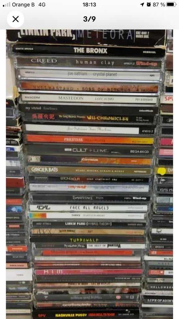Lot 215 x CD Metal - Black Sabbath Osbourne Metallica Iron M, Ophalen of Verzenden