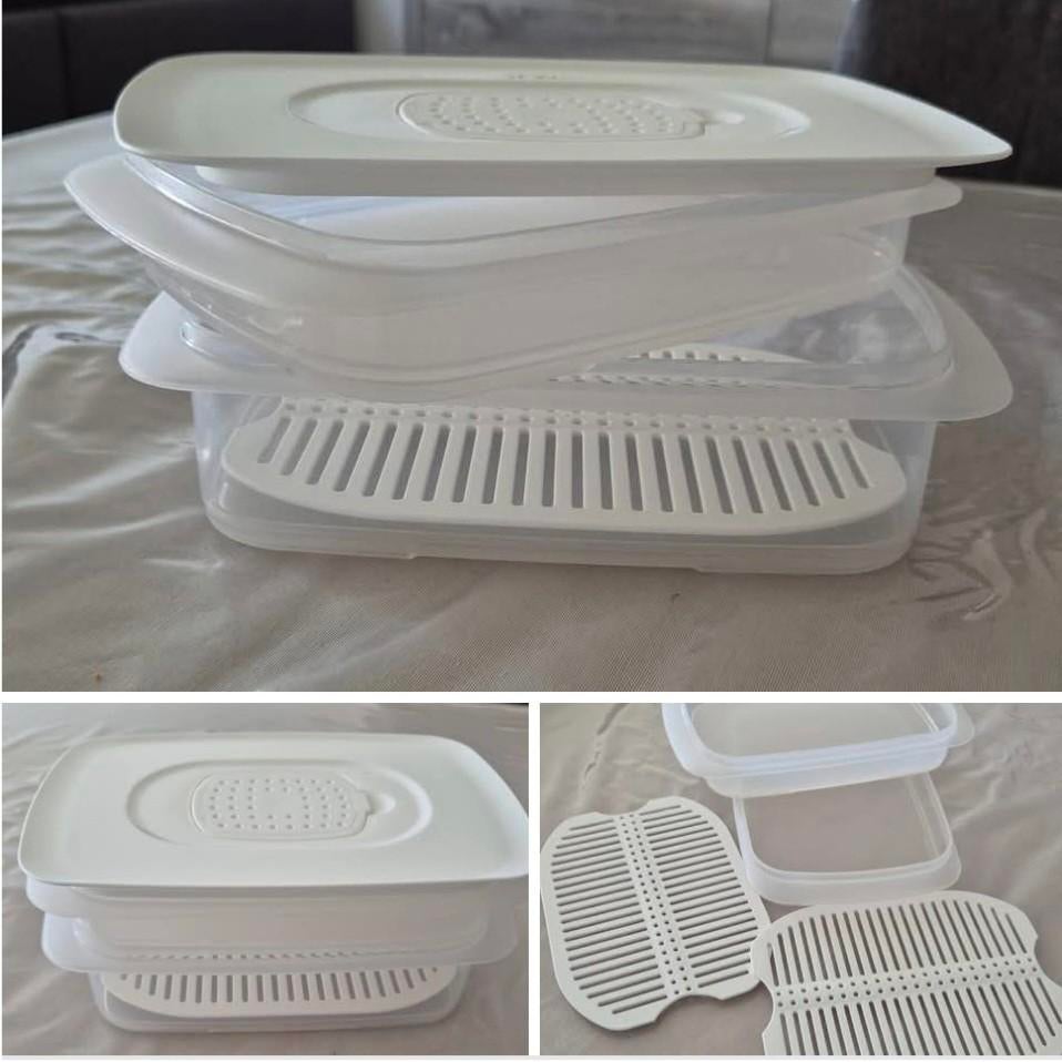 Tupperware vleesschalen, Huis en Inrichting, Keuken | Tupperware, Ophalen of Verzenden, Nieuw, Schaal