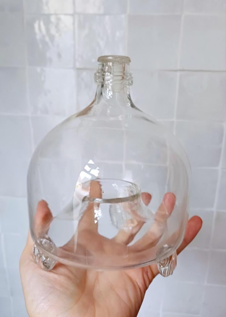 Grand piège à mouches en verre antique, Enlèvement ou Envoi