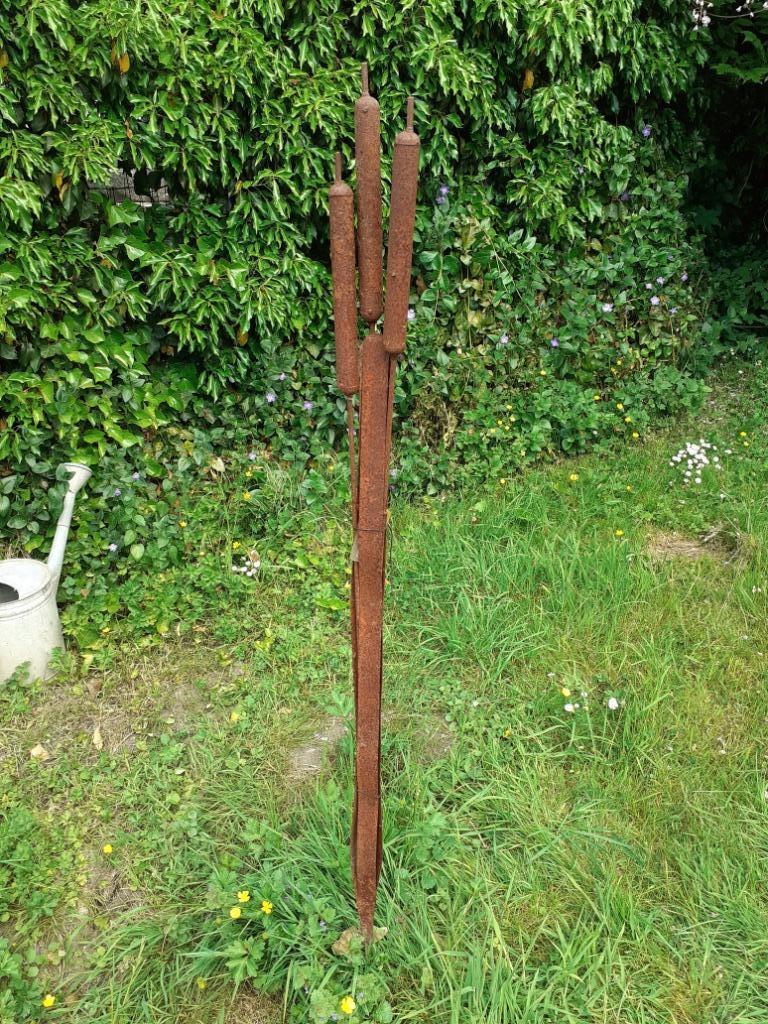 Smeedijzeren riet (tuinprikker), Tuin en Terras, Tuinstekers, Ophalen, Nieuw
