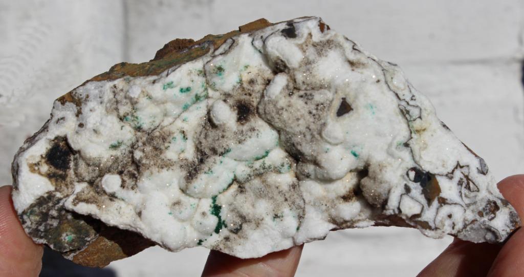 SUCRE, QUARTZ et MALACHITE de KOLWEZI au CONGO, Enlèvement ou Envoi, Minéral