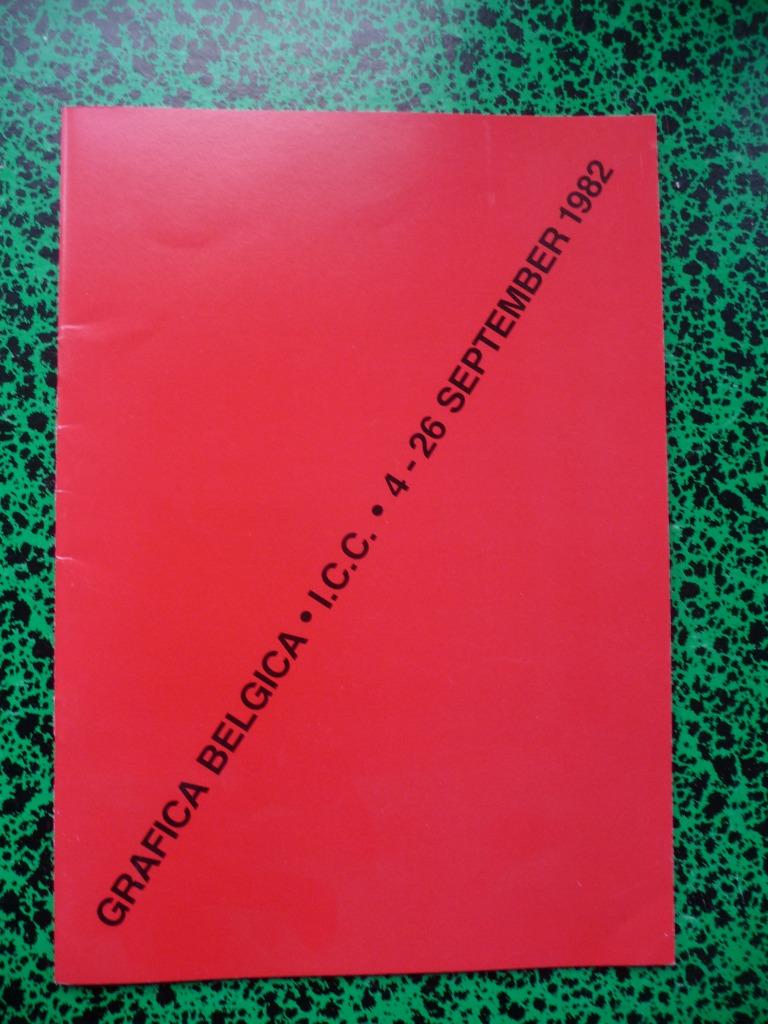 KUNSTBOEK : " GRAFICA BELGICA - ICC - 1982 ", Ophalen of Verzenden, Zo goed als nieuw