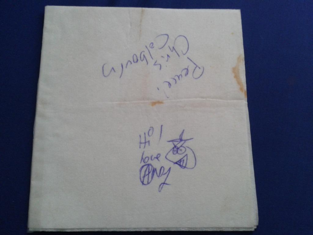 Handtekening Therapy? en Buffalo Tom - Rock Torhout, Ophalen of Verzenden