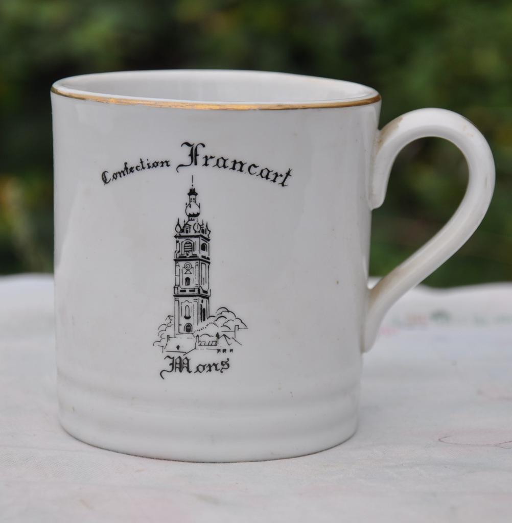 mug collection francart beffroi de mons, Antiquités & Art, Antiquités | Céramique & Poterie, Enlèvement ou Envoi