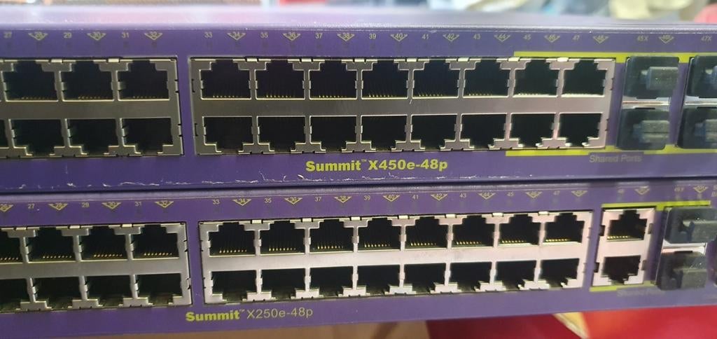 Extreme Switch X250e-48p et X450e-48p, Informatique & Logiciels, Enlèvement ou Envoi, Utilisé