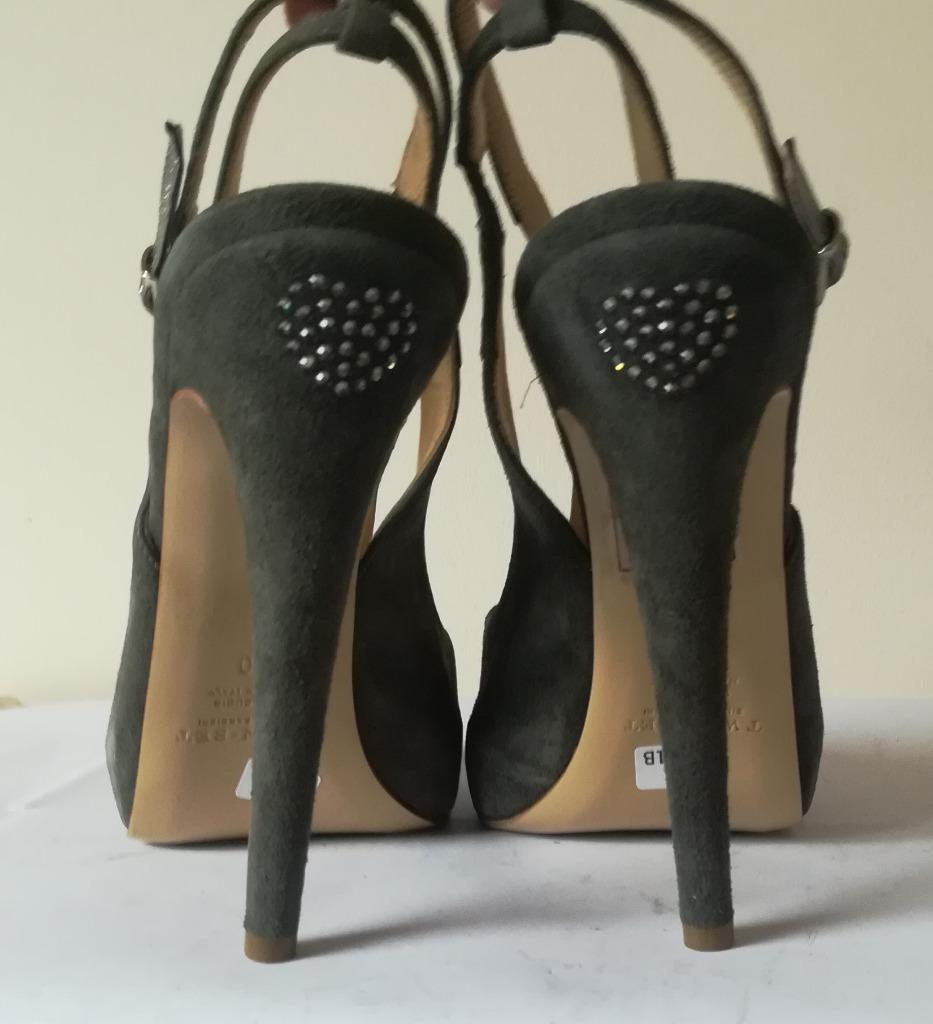 691B* Twin Set - sandalen met hoge hakken, 3x leer (40), Kleding | Dames, Verzenden, Twin Set, Nieuw, Schoenen met hoge hakken