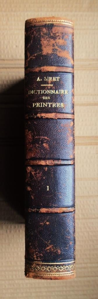 Dictionnaire des Peintres, volume I - 1924 - Adolphe Siret, Boeken, Kunst en Cultuur | Beeldend, Gelezen, Schilder- en Tekenkunst