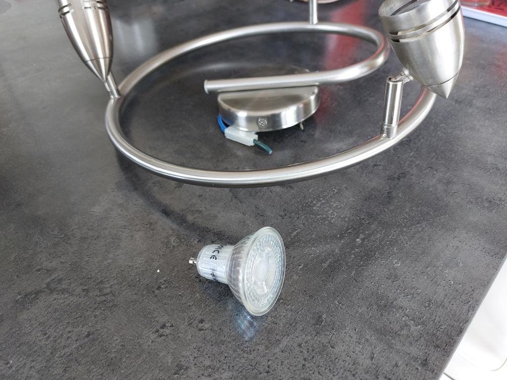 luminaire plafonnier, Ophalen, Zo goed als nieuw, Metaal