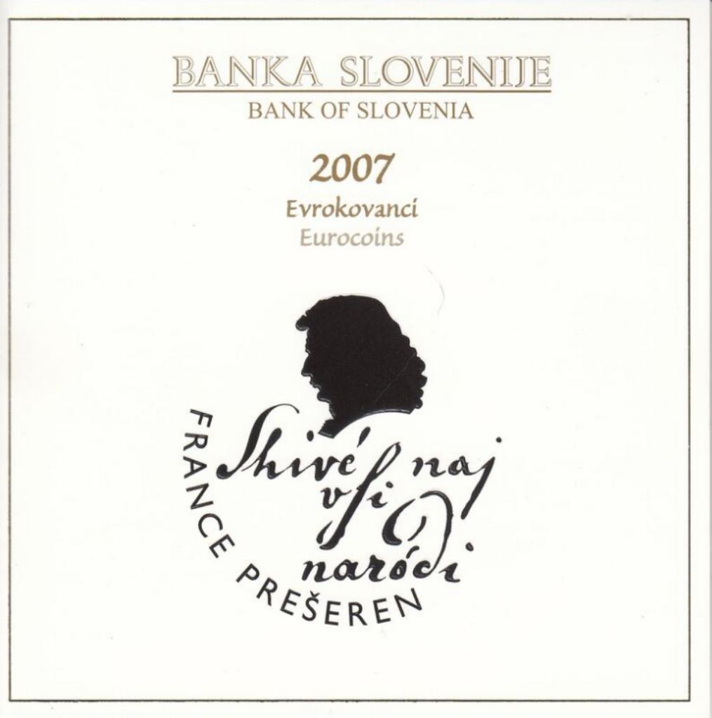 BU-set Slovenië 2007, Verzenden, Slovenië