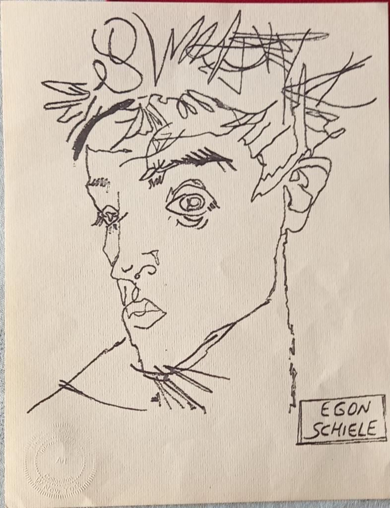 Zelfportret Egon Schiele (1913), Ophalen of Verzenden