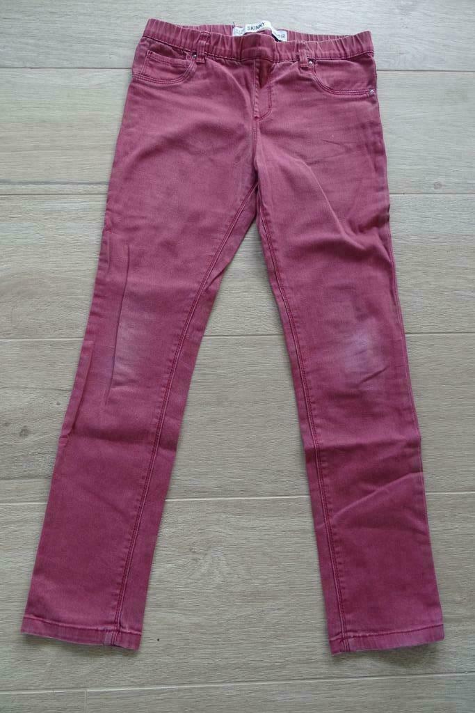 Skinny broek framboos maat 146, Enlèvement ou Envoi, Utilisé, Fille, Pantalon