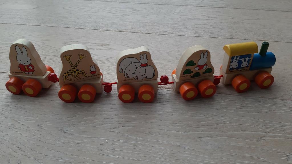Houten treintje Nijntje, Enlèvement, Comme neuf