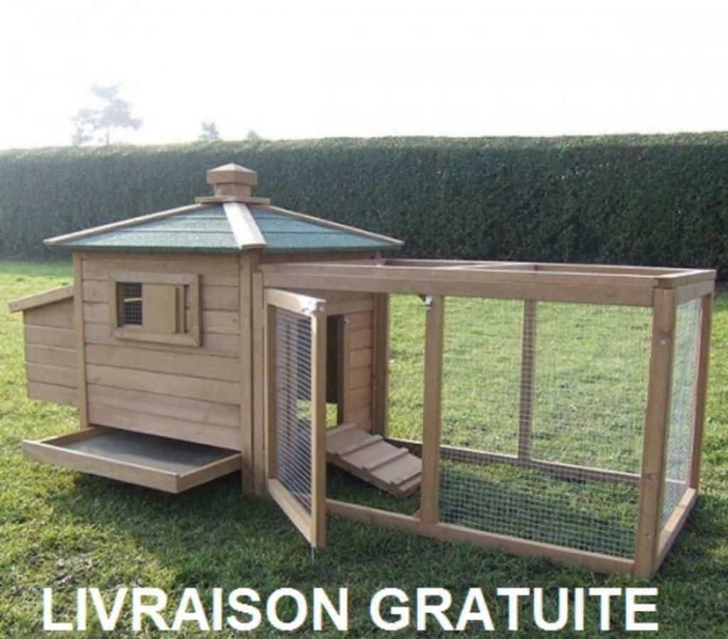Poulailler XXL abri poule caille clapier lapin enclos poules, Envoi, Neuf, Poulailler