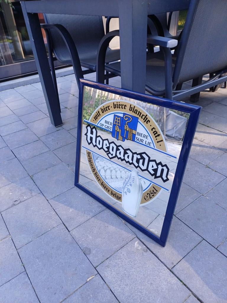 spiegel Hoegaarden bier, Ophalen