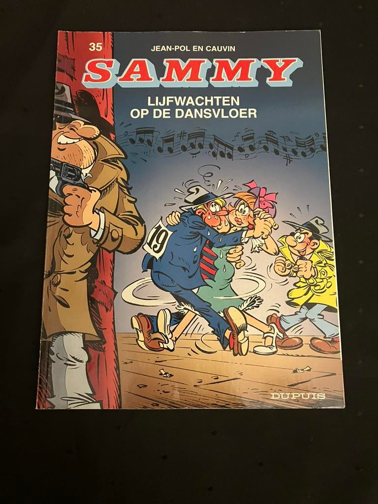 Sammy nr 35 - Lijfwachten op de dansvloer., R. Cauvin; Jean-Pol, Eén stripboek, Ophalen of Verzenden, Zo goed als nieuw
